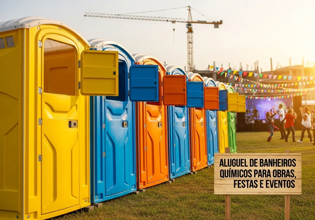 Banheiros Químicos Para Alugar Magalhães Bastos RJ